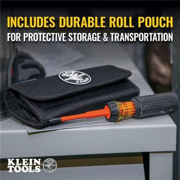 Tools 32288Insulated Screwdriver,8in1 Screwdriver Set with InterchangeableBlades - Picture 5 of 6